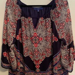 Long sleeve dress top